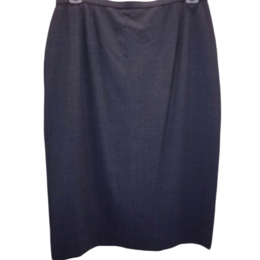 Dana Buchman Women's Size 8 Skirt Wool Pencil Suit Dark Gray Professional